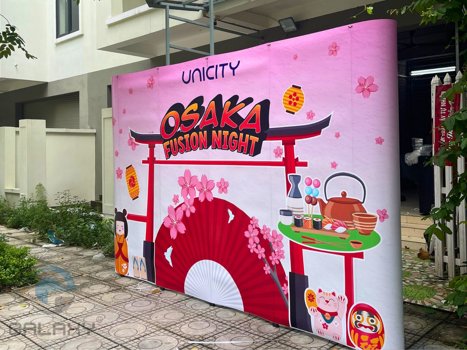 Unicity đã lựa chọn backdrop và standee như thế nào cho sự kiện của mình