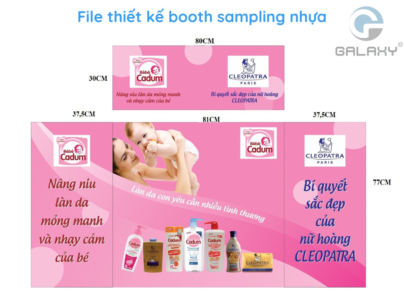 4 mẫu booth sampling phổ biến hiện nay