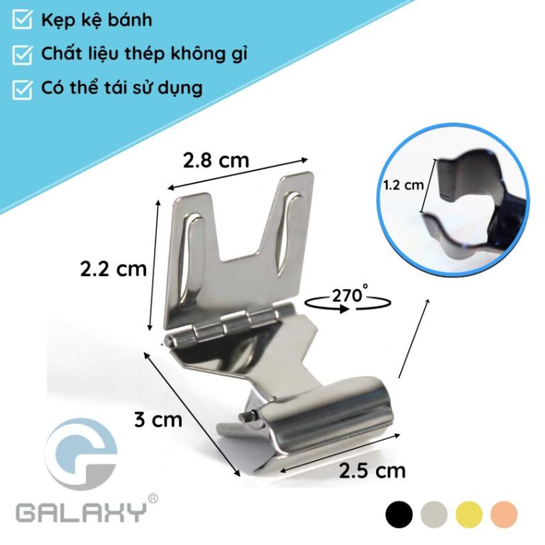 Kẹp kệ bánh, kẹp tag nhỏ, kẹp bảng tên, giá sản phẩm