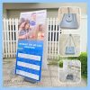 Standee X đế nước cản gió 2 mặt