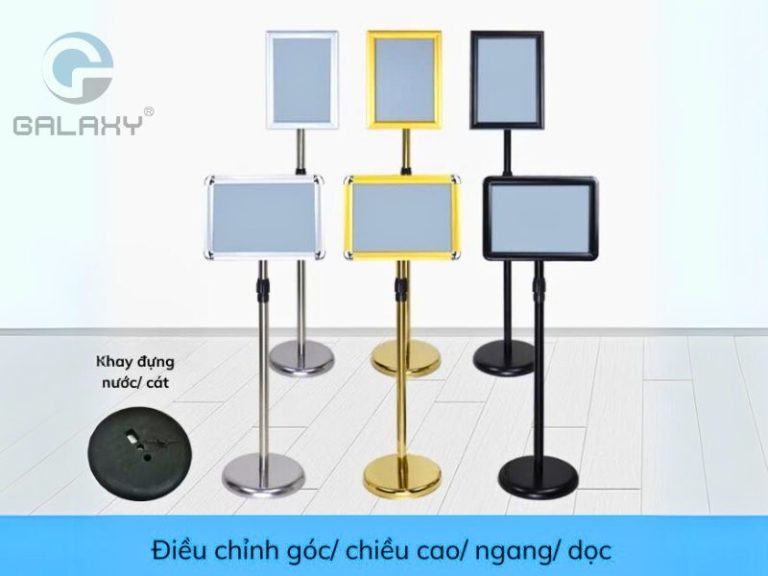 Vì sao các nhà hàng sang trọng chọn chân menu inox?