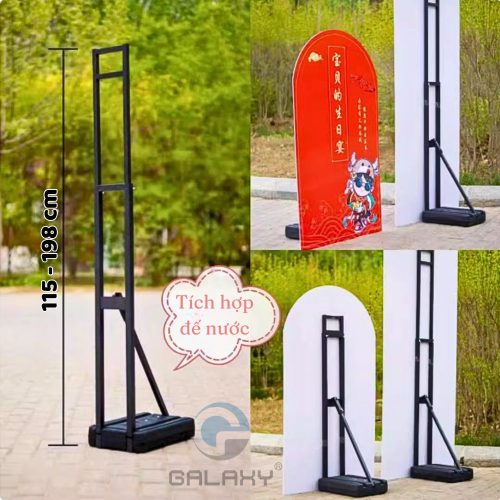 Standee mô hình đế nước