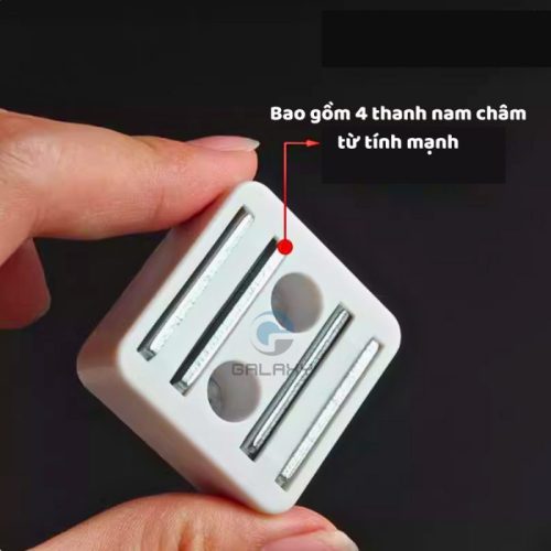 Chân nam châm 2 ngạc gắn khung bảng giá siêu thị