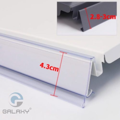 Thanh nẹp cài giá siêu thị