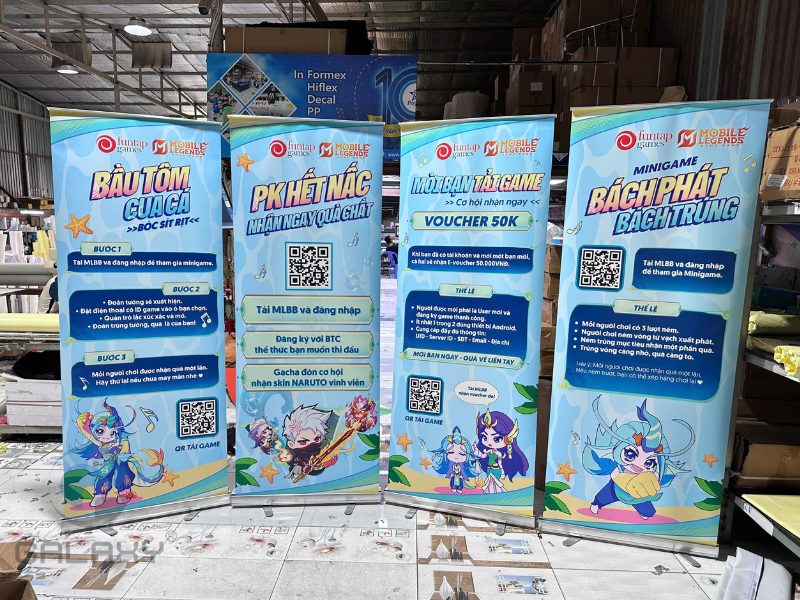 80% người đặt standee cuốn đều mắc 4 lỗi này