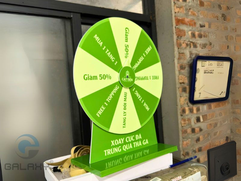 Vòng quay mini: Cách tăng tương tác điểm bán nhanh