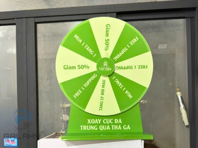 Vòng quay mini: Cách tăng tương tác điểm bán nhanh
