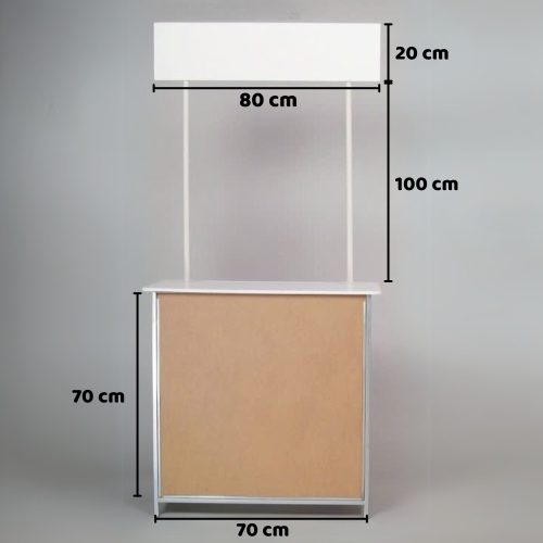 Quầy sắt, booth sampling sắt, quầy bán hàng di động bằng sắt
