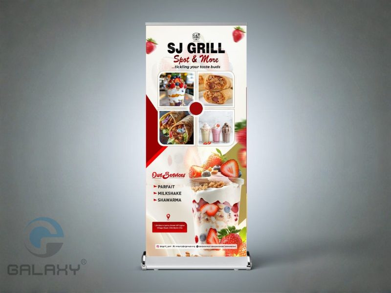 Top 15+ mẫu standee quán ăn nhà hàng thu hút khách