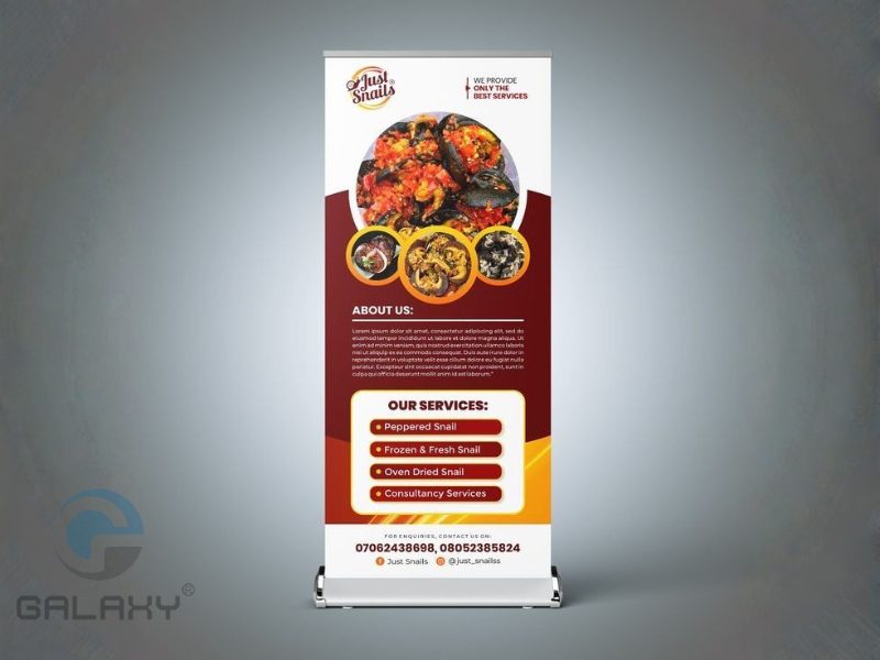 Top 15+ mẫu standee quán ăn nhà hàng thu hút khách