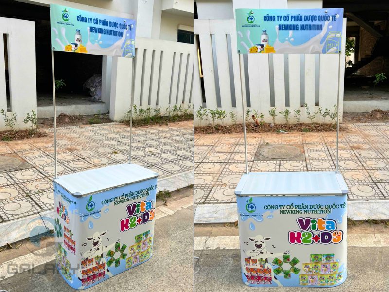 Quầy sampling di động từ 650K: 5 lý do nên mua