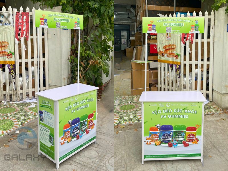 Quầy sampling di động từ 650K: 5 lý do nên mua