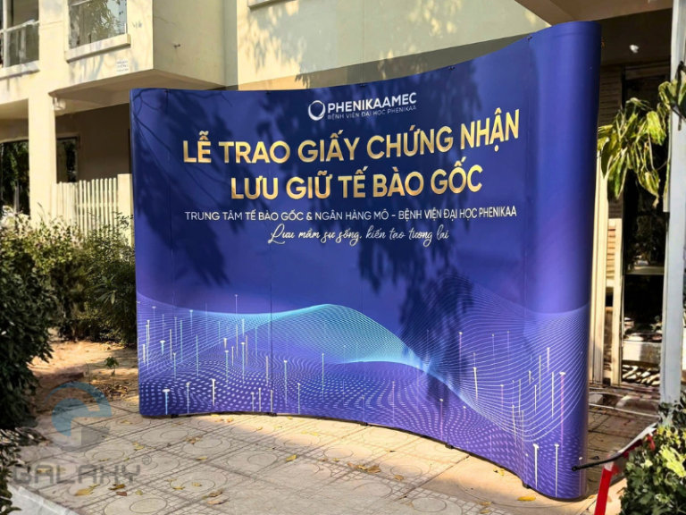 Backdrop bệnh viện: Mẫu đẹp, chuyên nghiệp, báo giá 2026