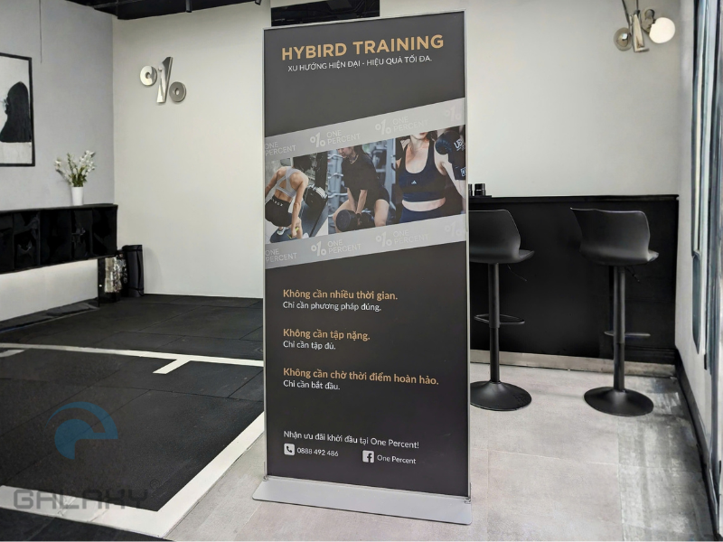 Standee nhôm 2 mặt: Lựa chọn phù hợp cho cửa hàng và sự kiện