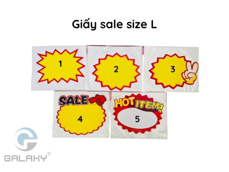 5 mẫu kẹp bảng giá sale phổ biến trong cửa hàng